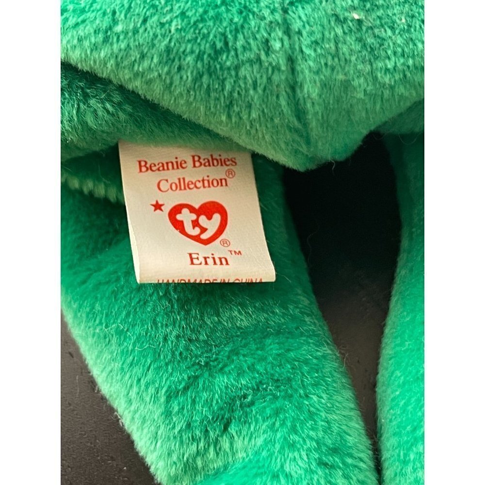 TY Beanie Baby- Erin the Shamrock Bear 1997 - Picture 3 of 4